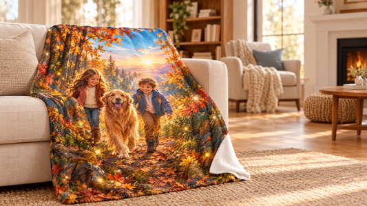 How to Turn a Favorite Memory Into a Custom AI Image Blanket