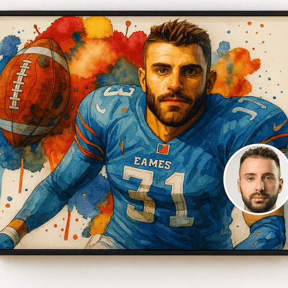 Custom Ai Framed Canvas