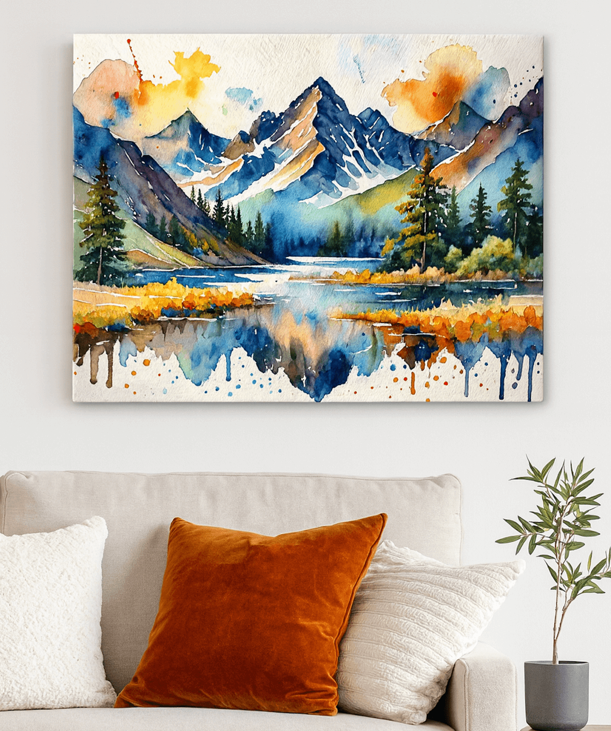 Custom Ai Wall Canvas 11 x 14