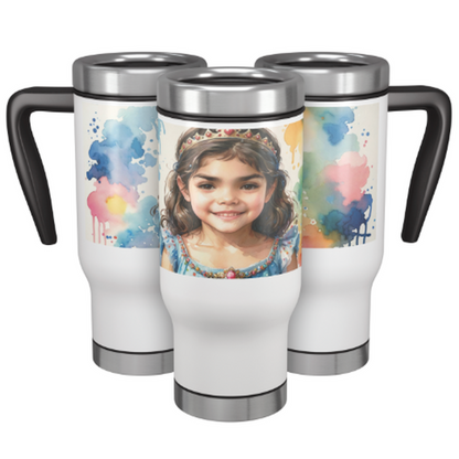 Custom AI Image Travel Mug 14oz