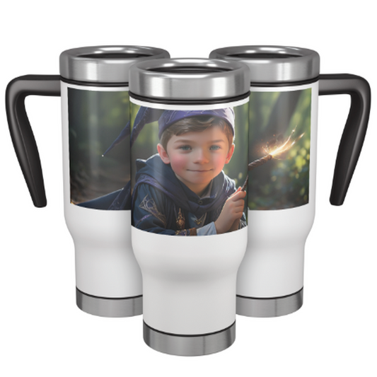 Custom AI Image Travel Mug 14oz