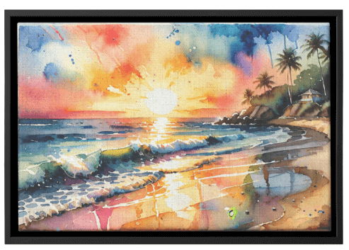 Custom Ai Framed Canvas